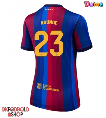 Barcelona Jules Kounde #23 Hjemmebanetrøje Dame 2026-27 Kort ærmer Barcelona Jules Kounde #23 Hjemmebanetrøje Dame 2026-27 Kort ærmer